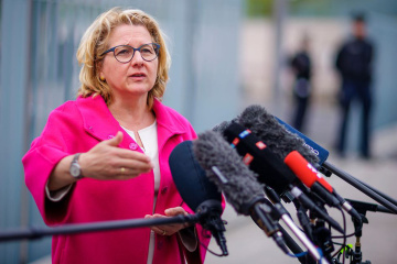 Svenja Schulze Federal Minister For Economic Cooperation Development Of Germany