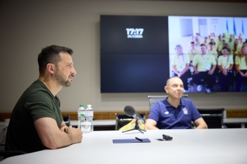 President Speaks With Ukraine A S Olympic Team