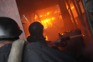 Enemy Attacks Odesa Again Fire Breaks Out In Two Story Residential Building