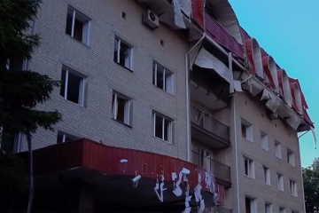 Lutsk Hotel Hosting Ukraine A S Athletics Team Members Comes Under Russian Attack