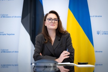 Ukrainian Estonian Prime Ministers Discuss European Integration Defense Cooperation