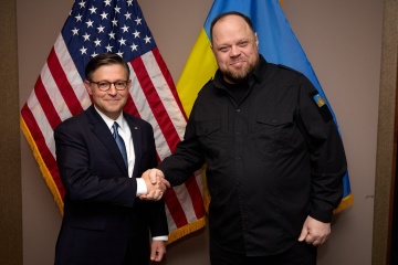 Stefanchuk Meets With U S House Speaker Johnson In Ottawa