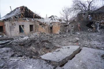 30 Houses Damaged Zaporizhzhia Shows Consequences Of Russian Air Strikes