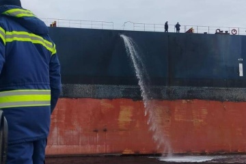 Russian Drones Hit Two Civilian Vessels In Ukrainian Ports Injuries Reported