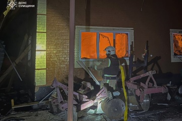 Russians Strike Trostianets Community At Night Causing Destruction