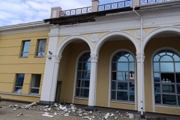 Russian Shelling Damages Train Station In Sloviansk Four Railway Workers Wounded