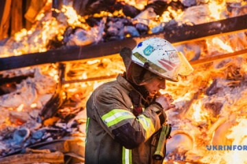 Russians Launch Drone Attack On Khmelnytskyi Sparking Fire At Factory